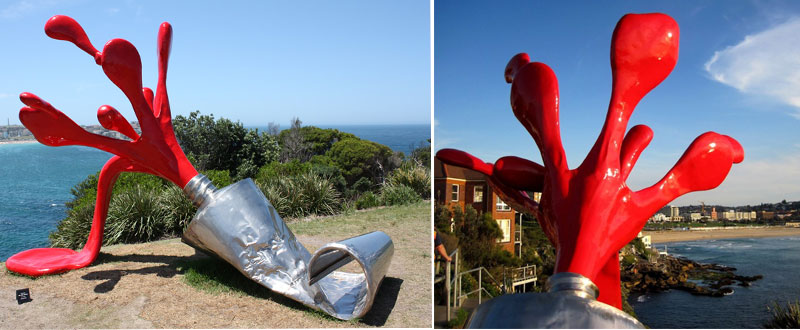 Outdoor Stainless Steel Sculpture