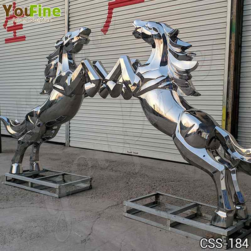 Stainless Steel Horse Sculpture