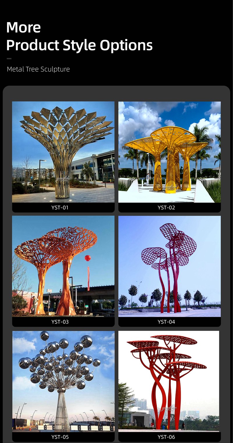 stainless steel tree sculpture (1)