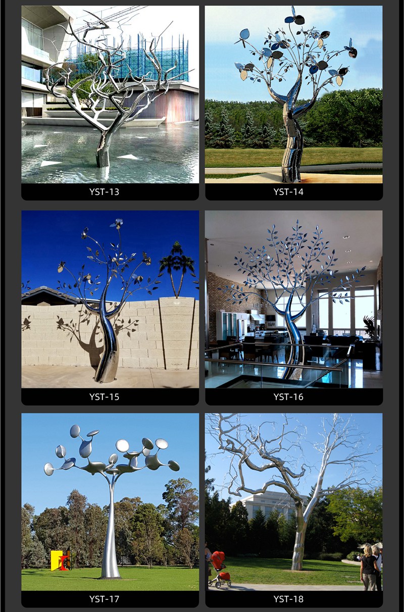 stainless steel tree sculpture (3)