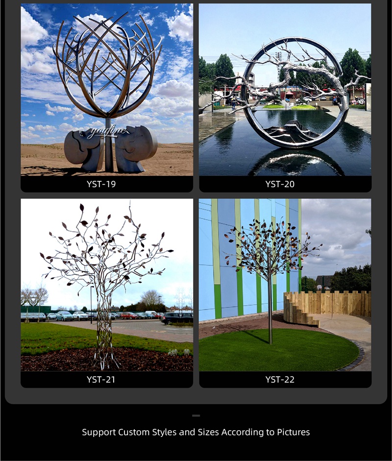 stainless steel tree sculpture (4)