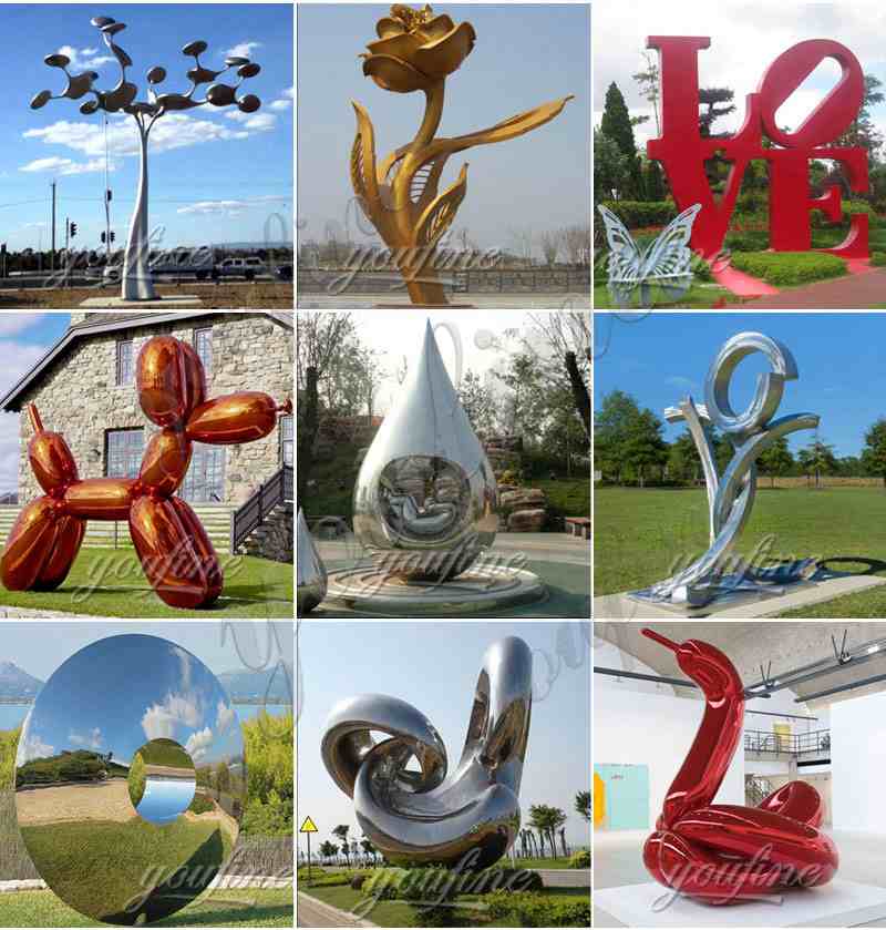 Stainless Steel Letter Sculpture