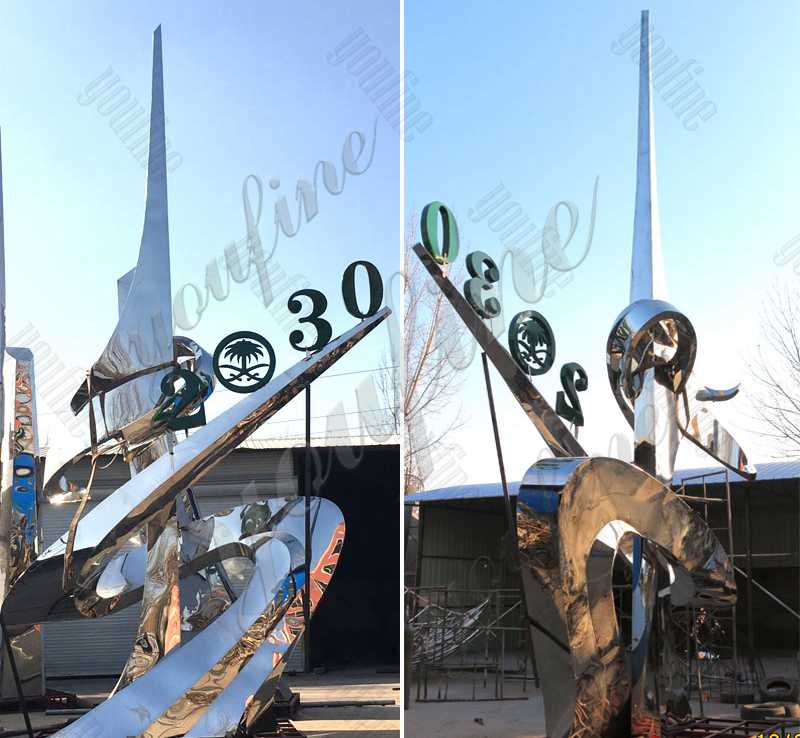 Stainless Steel Outdoor Sculpture