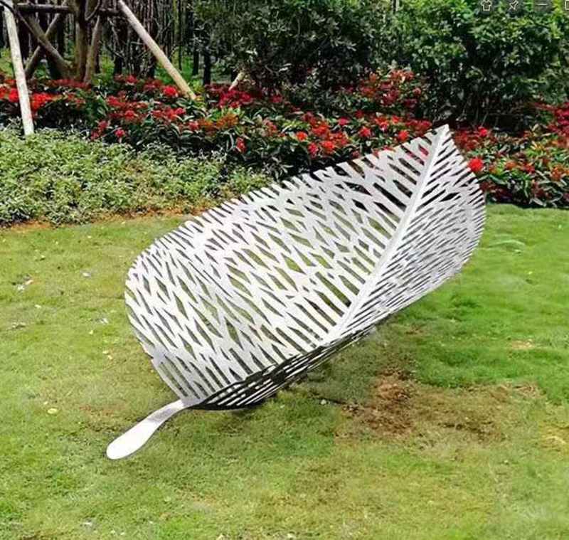 Pool Garden Decor Metal Leaf Sculpture for Sale