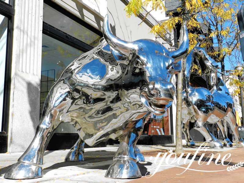 Large Metal Bull Sculpture Wall Street Bull for Sale CSS-Large Metal Bull Sculpture Wall Street Bull for Sale CSS-