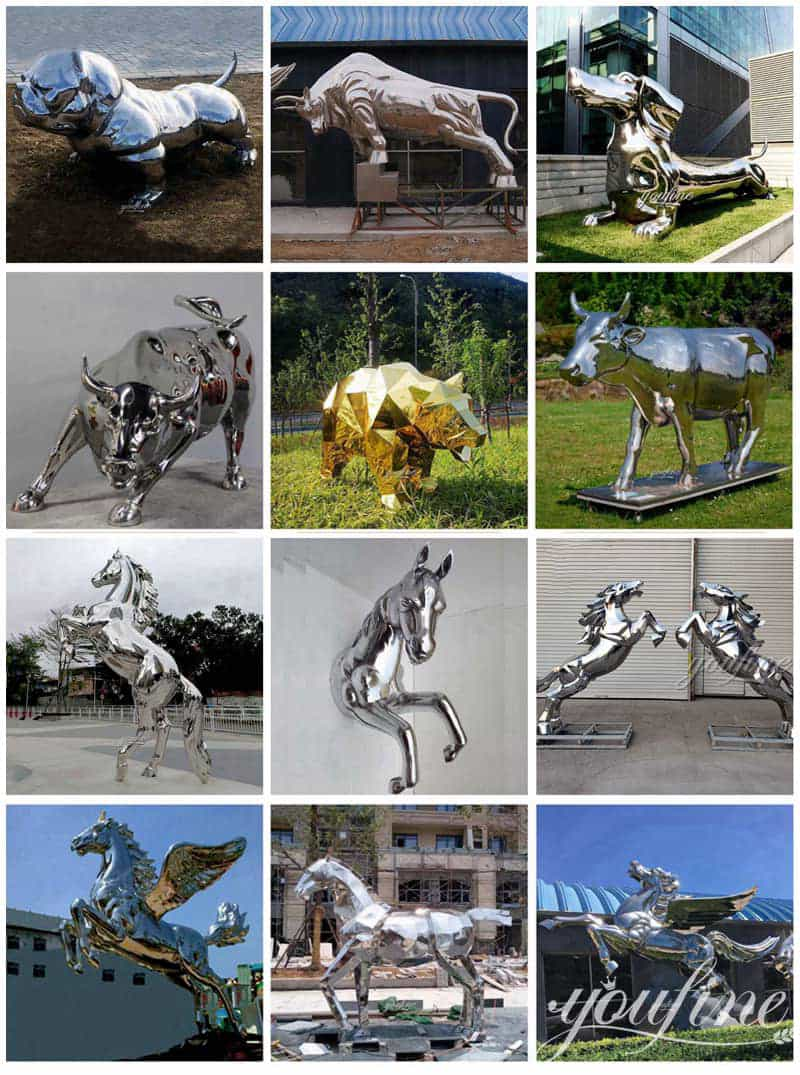 metal horse statue