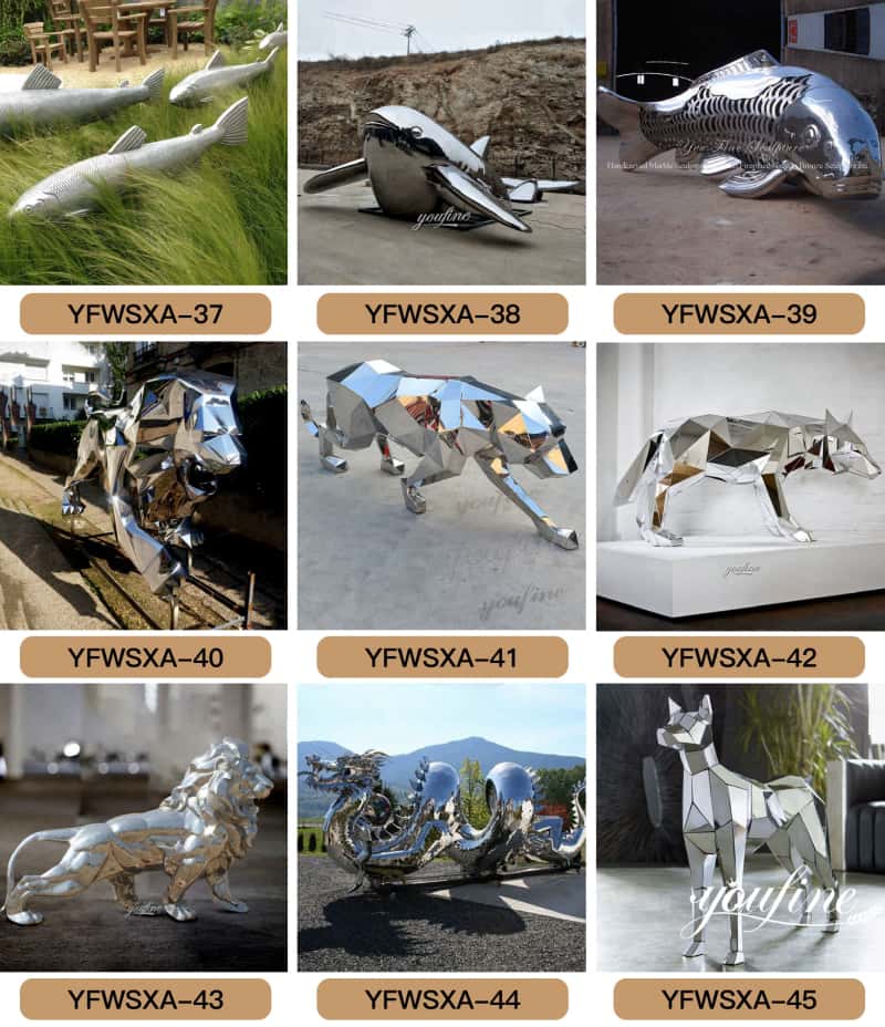 Metal animal sculpture (2)