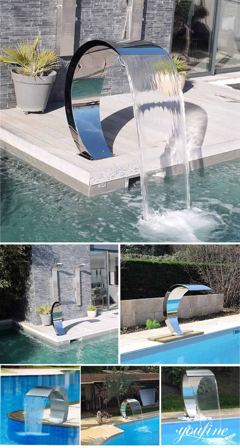 metal water fountains