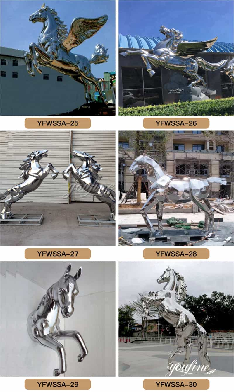 mirror stainless steel Sculpture (1)