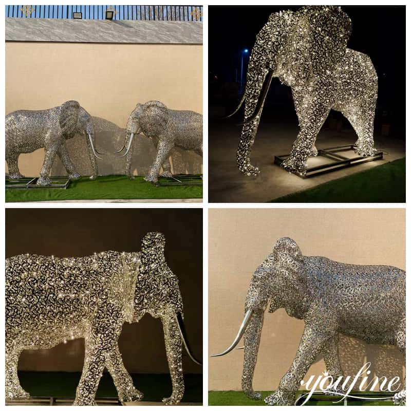 metal elephant statue (2)