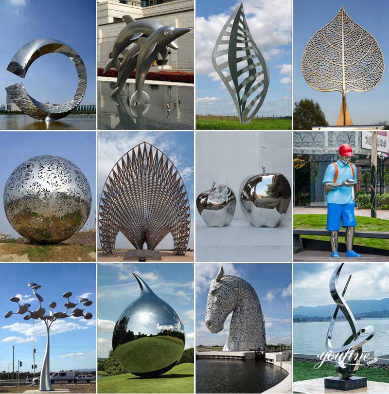 stainless steel abstract sculpture- YouFine Sculpture (1)