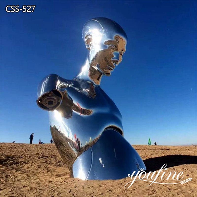 Giant Metal Sculpture Modern Figure Outdoor Art for Sale CSS-527 (1)