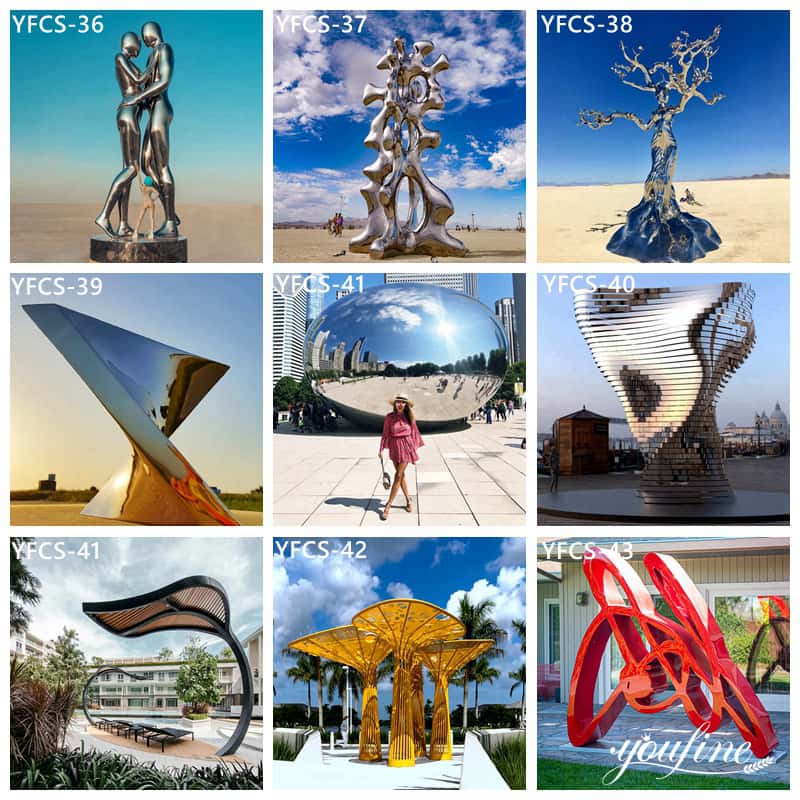 contemporary metal garden sculptures - YouFine Sculpture