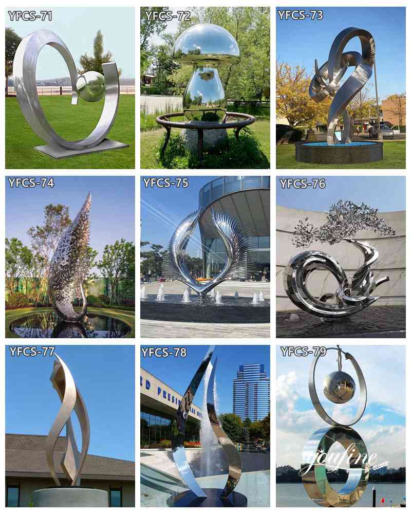 stainless steel abstract sculpture - YouFine Sculpture