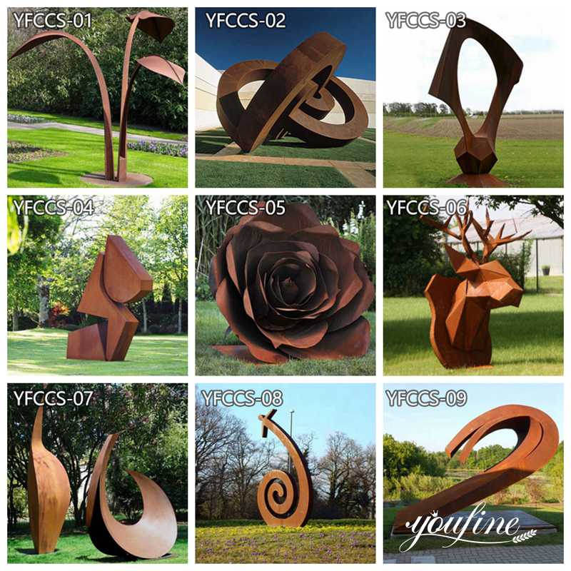 rusty garden art -YouFine Sculpture (1)