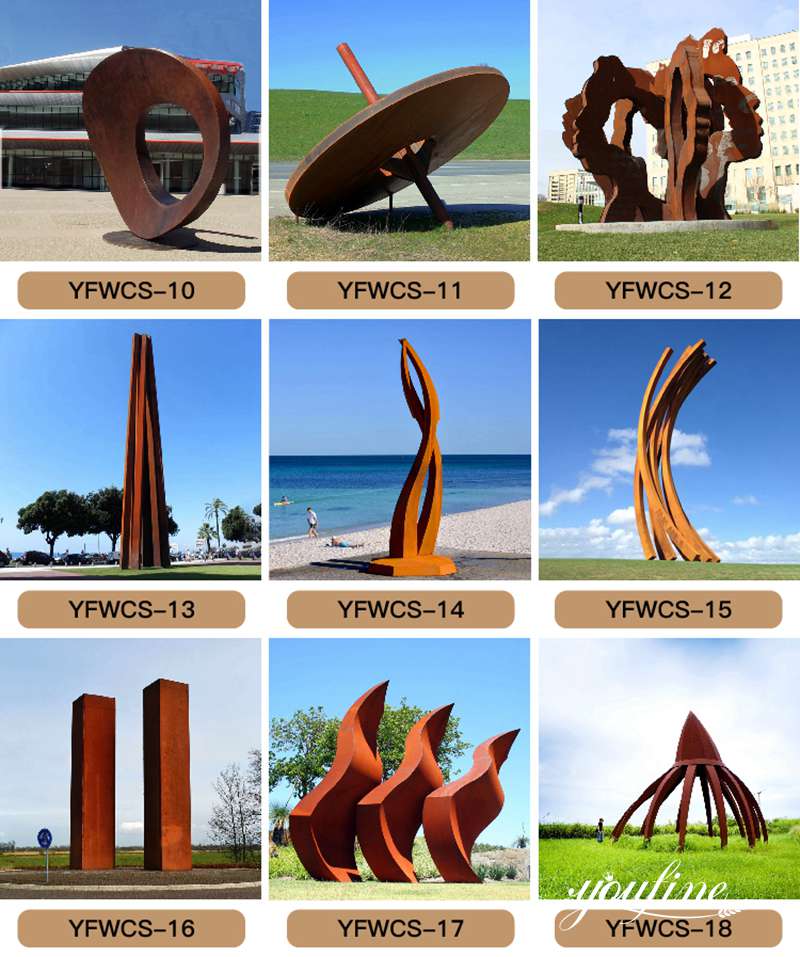 rusty garden art -YouFine Sculpture (1)