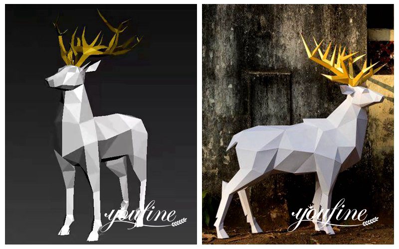 stainless steel deer design- youfine art