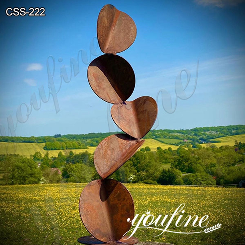 Unique Corten Steel Garden Art Outdoor Decor CSS-222