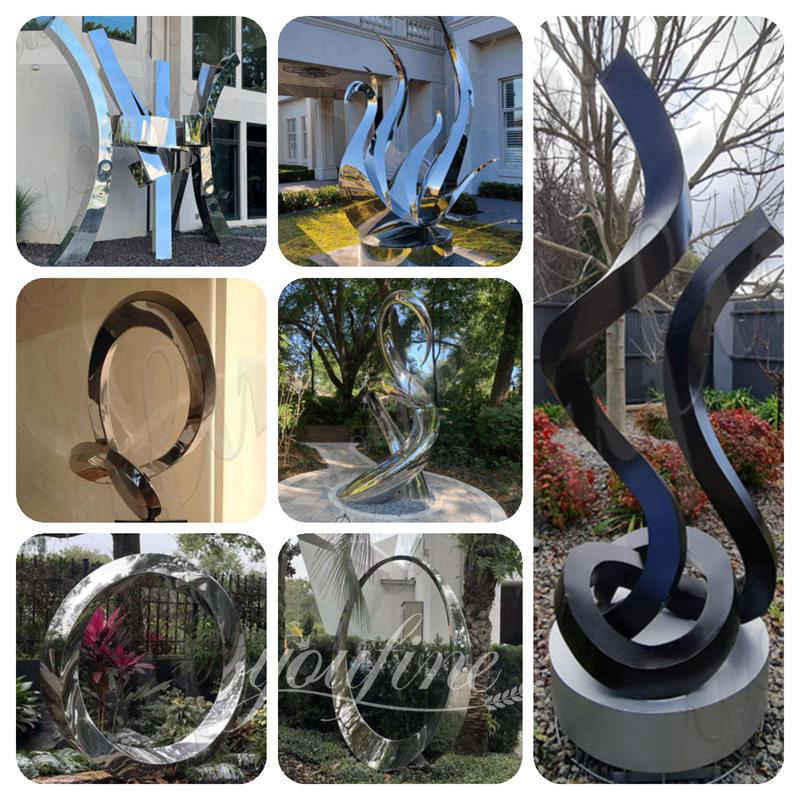 stainless steel abstract sculpture - YouFine Sculpture (1)