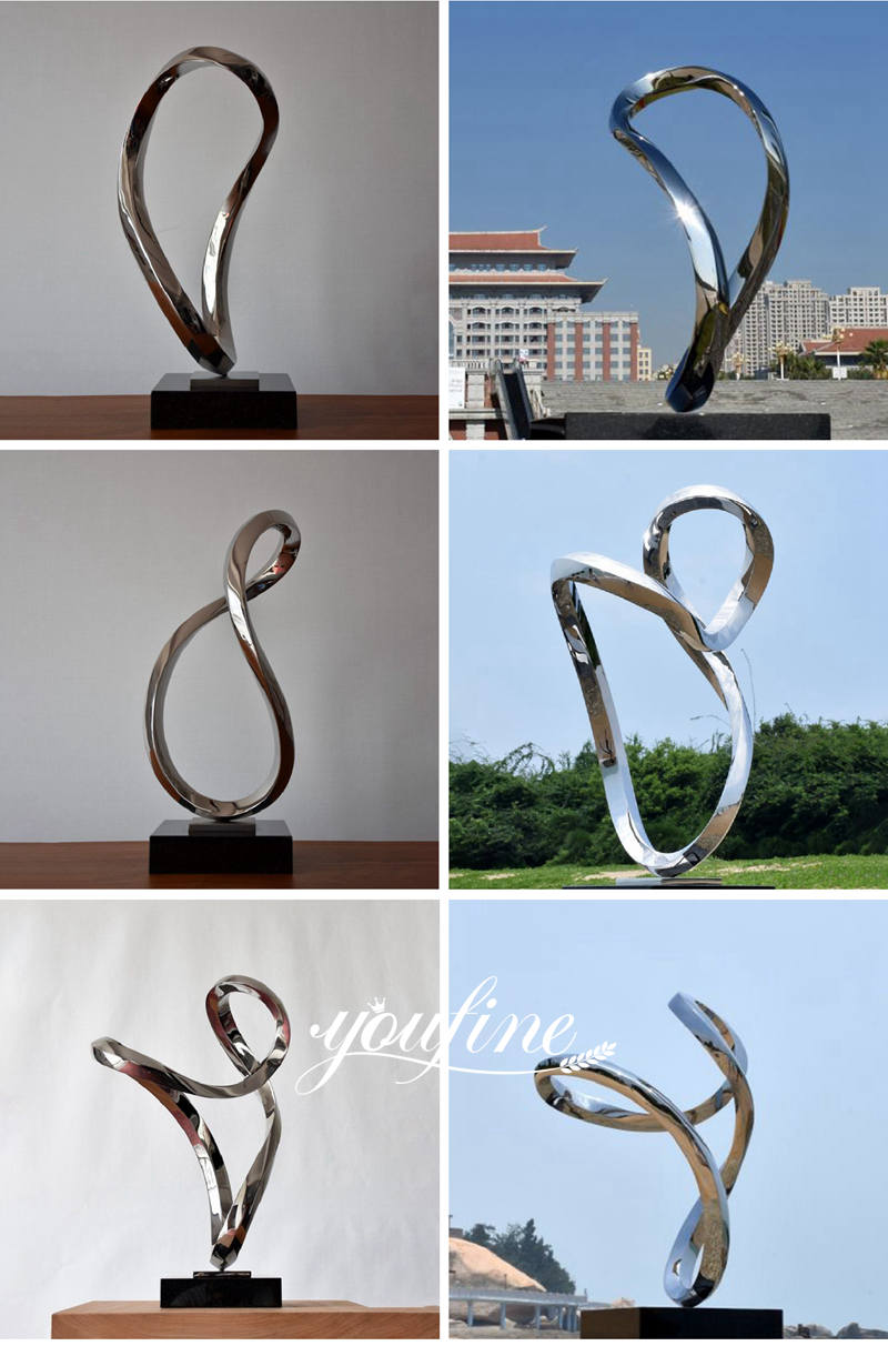 Abstract stainless steel culpture-YouFine Sculpture