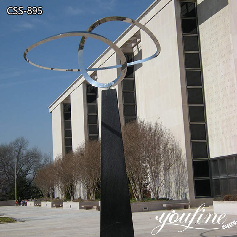 stainless steel infinity sculpture-YouFine Sculpture