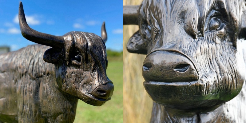 bronze cow sculpture (4)