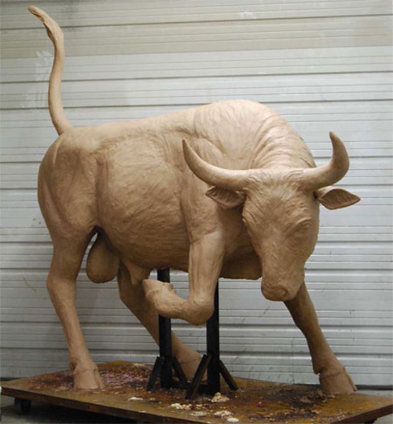 bronze cow sculpture (5)