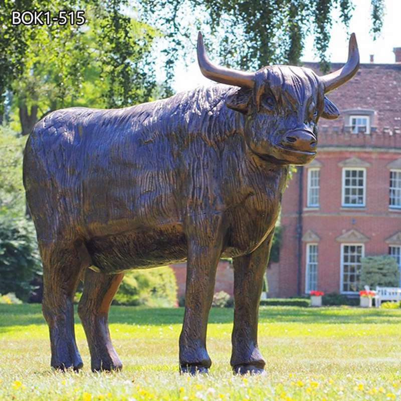 bronze cow