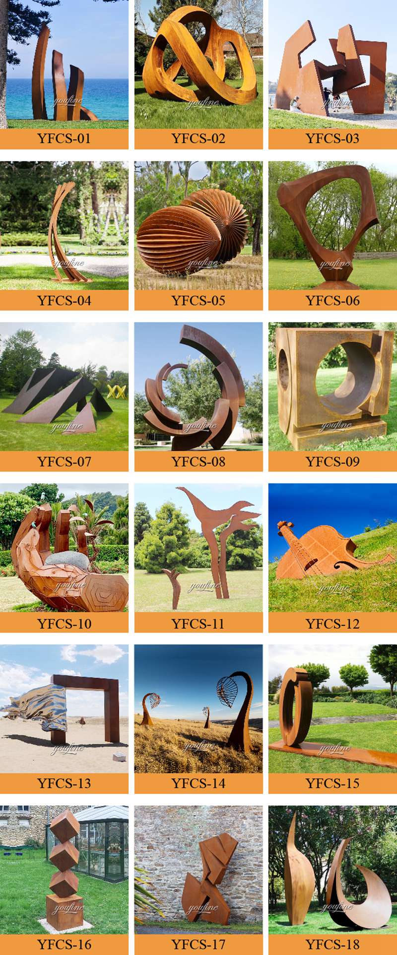 corten steel scultpure for sale (4)