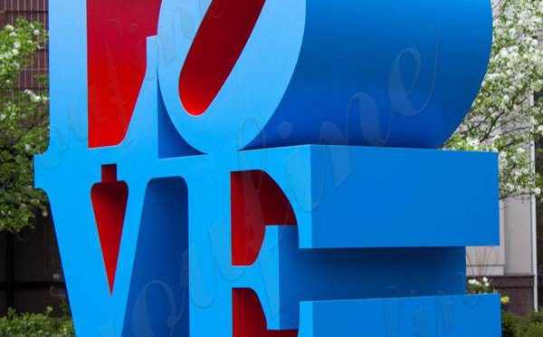 Famous Outdoor Garden Robert Indiana Stainless Steel LOVE Sculptures for Sale CSS-44