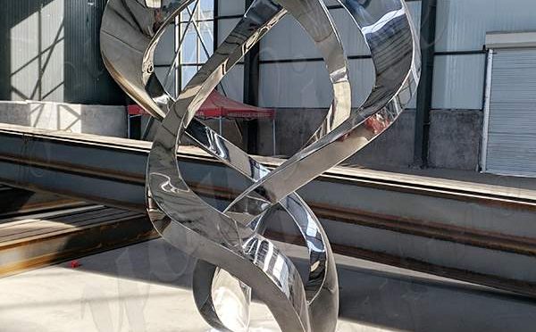 Large Size Modern Metal Outdoor Sculpture for Garden Maker CSS-165