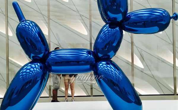 Outdoor Modern Jeff Koons Balloon Dog Stainless Steel Sculpture Replica Manufacturer CSS-17
