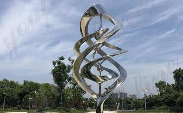 High-polished Metal Stainless Steel Sculpture for Decoration Supplier CSS-157