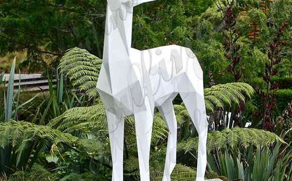 High-quality Abstract Stainless Steel Deer Garden Sculpture Design for Sale CSS-52