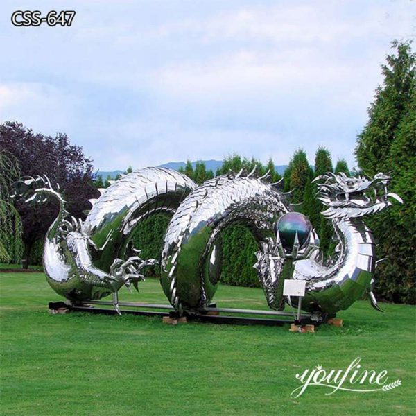 Newly Style Metal Dragon Statue Outdoor Decor for Sale CSS-647