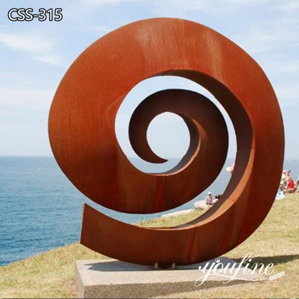 corten steel sculpture