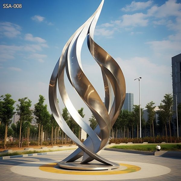outdoor metal abstract sculpture (3)